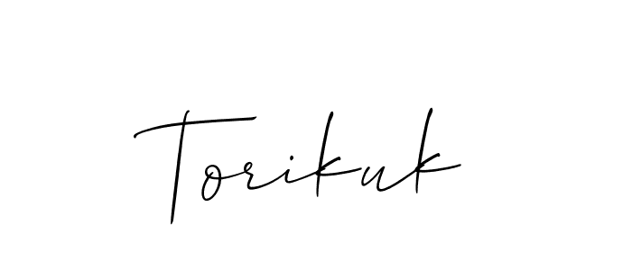 You can use this online signature creator to create a handwritten signature for the name Torikuk. This is the best online autograph maker. Torikuk signature style 2 images and pictures png