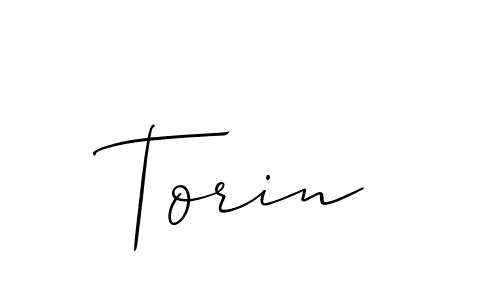 Best and Professional Signature Style for Torin. Allison_Script Best Signature Style Collection. Torin signature style 2 images and pictures png