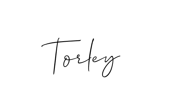 It looks lik you need a new signature style for name Torley. Design unique handwritten (Allison_Script) signature with our free signature maker in just a few clicks. Torley signature style 2 images and pictures png