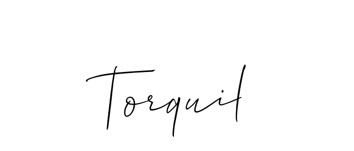 Make a short Torquil signature style. Manage your documents anywhere anytime using Allison_Script. Create and add eSignatures, submit forms, share and send files easily. Torquil signature style 2 images and pictures png