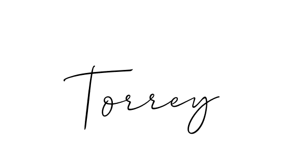 How to Draw Torrey signature style? Allison_Script is a latest design signature styles for name Torrey. Torrey signature style 2 images and pictures png