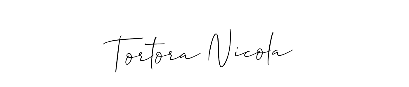 if you are searching for the best signature style for your name Tortora Nicola. so please give up your signature search. here we have designed multiple signature styles  using Allison_Script. Tortora Nicola signature style 2 images and pictures png