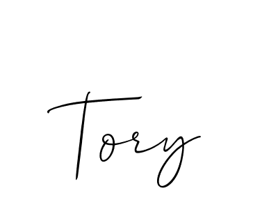 Make a beautiful signature design for name Tory. With this signature (Allison_Script) style, you can create a handwritten signature for free. Tory signature style 2 images and pictures png