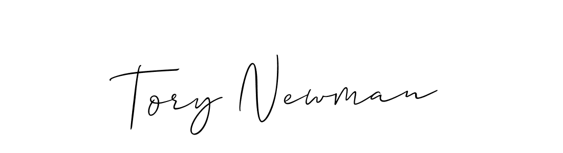 How to Draw Tory Newman signature style? Allison_Script is a latest design signature styles for name Tory Newman. Tory Newman signature style 2 images and pictures png