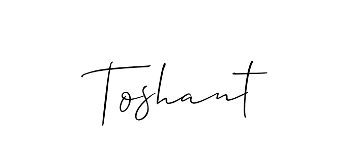 Similarly Allison_Script is the best handwritten signature design. Signature creator online .You can use it as an online autograph creator for name Toshant. Toshant signature style 2 images and pictures png