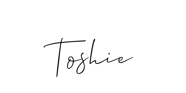 You can use this online signature creator to create a handwritten signature for the name Toshie. This is the best online autograph maker. Toshie signature style 2 images and pictures png