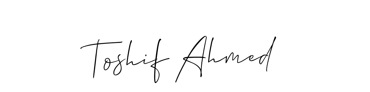 Best and Professional Signature Style for Toshif Ahmed. Allison_Script Best Signature Style Collection. Toshif Ahmed signature style 2 images and pictures png