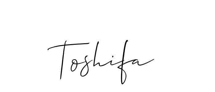 How to Draw Toshifa signature style? Allison_Script is a latest design signature styles for name Toshifa. Toshifa signature style 2 images and pictures png