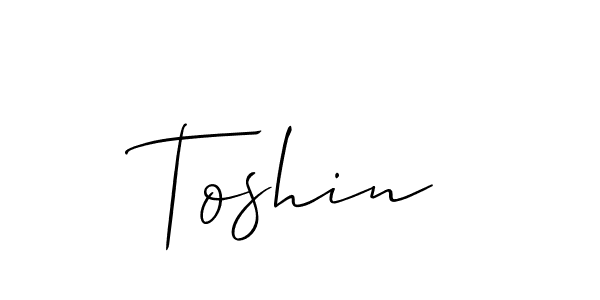It looks lik you need a new signature style for name Toshin. Design unique handwritten (Allison_Script) signature with our free signature maker in just a few clicks. Toshin signature style 2 images and pictures png