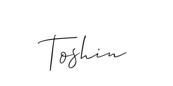 It looks lik you need a new signature style for name Toshin. Design unique handwritten (Allison_Script) signature with our free signature maker in just a few clicks. Toshin signature style 2 images and pictures png