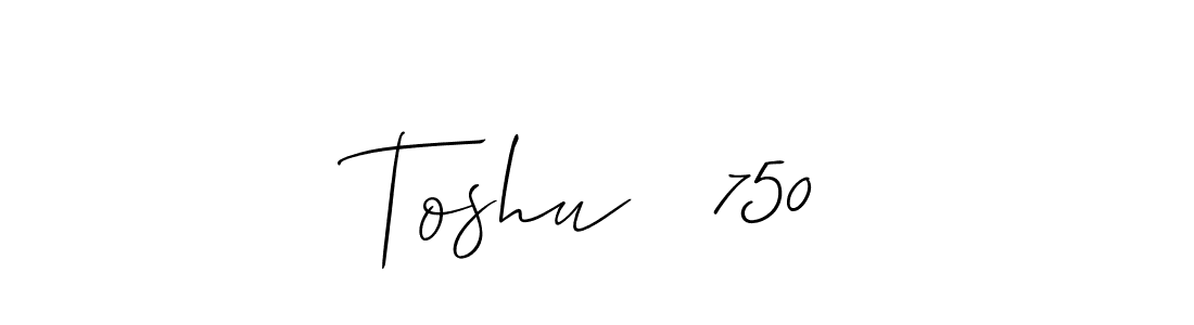 You can use this online signature creator to create a handwritten signature for the name Toshu   750. This is the best online autograph maker. Toshu   750 signature style 2 images and pictures png