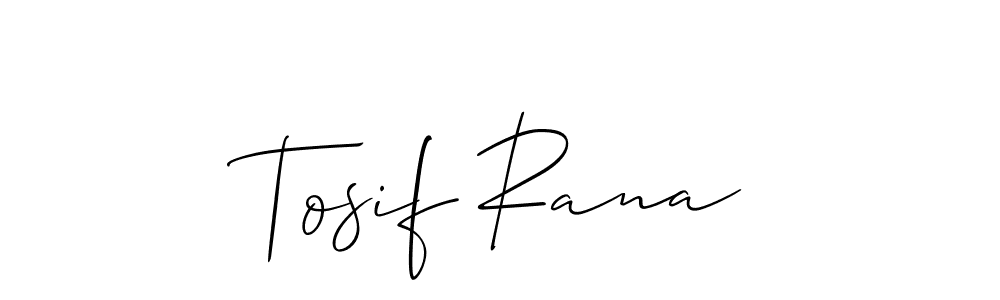 Once you've used our free online signature maker to create your best signature Allison_Script style, it's time to enjoy all of the benefits that Tosif Rana name signing documents. Tosif Rana signature style 2 images and pictures png