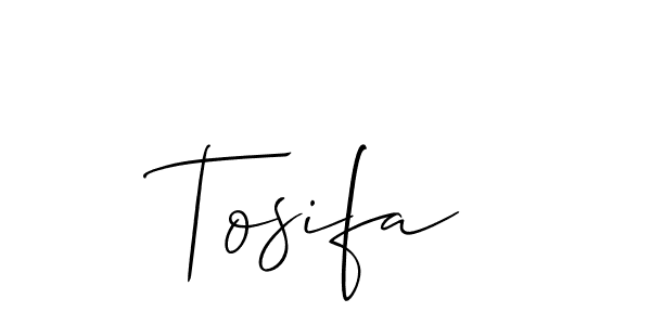 How to make Tosifa name signature. Use Allison_Script style for creating short signs online. This is the latest handwritten sign. Tosifa signature style 2 images and pictures png