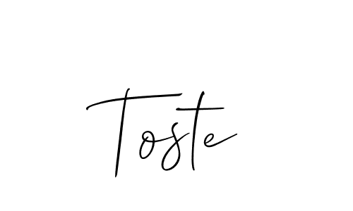 Check out images of Autograph of Toste name. Actor Toste Signature Style. Allison_Script is a professional sign style online. Toste signature style 2 images and pictures png