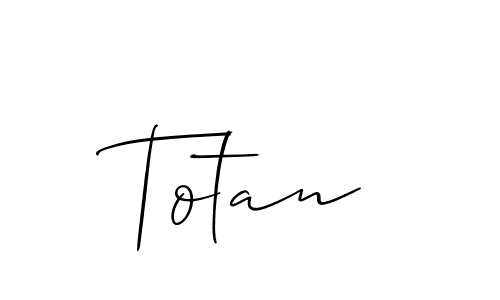 Best and Professional Signature Style for Totan. Allison_Script Best Signature Style Collection. Totan signature style 2 images and pictures png