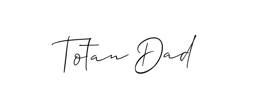 You can use this online signature creator to create a handwritten signature for the name Totan Dad. This is the best online autograph maker. Totan Dad signature style 2 images and pictures png