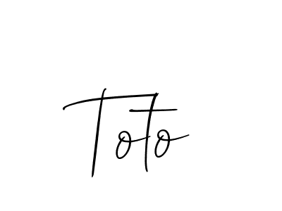 Use a signature maker to create a handwritten signature online. With this signature software, you can design (Allison_Script) your own signature for name Toto. Toto signature style 2 images and pictures png