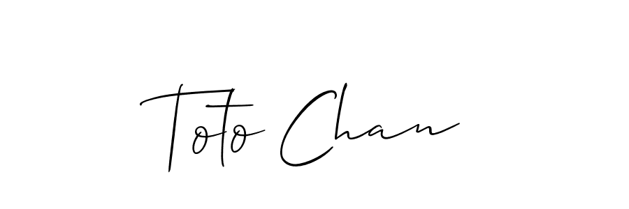 if you are searching for the best signature style for your name Toto Chan. so please give up your signature search. here we have designed multiple signature styles  using Allison_Script. Toto Chan signature style 2 images and pictures png