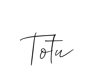 Make a beautiful signature design for name Totu. Use this online signature maker to create a handwritten signature for free. Totu signature style 2 images and pictures png