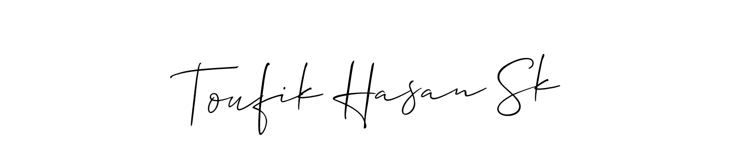 Here are the top 10 professional signature styles for the name Toufik Hasan Sk. These are the best autograph styles you can use for your name. Toufik Hasan Sk signature style 2 images and pictures png