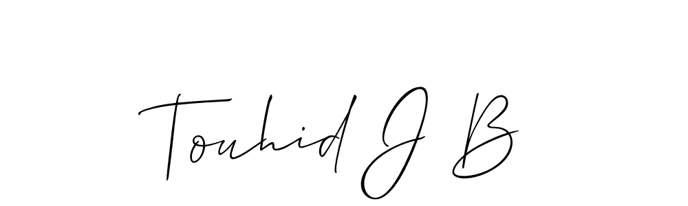 Once you've used our free online signature maker to create your best signature Allison_Script style, it's time to enjoy all of the benefits that Touhid J B name signing documents. Touhid J B signature style 2 images and pictures png