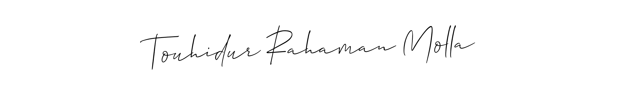 Best and Professional Signature Style for Touhidur Rahaman Molla. Allison_Script Best Signature Style Collection. Touhidur Rahaman Molla signature style 2 images and pictures png