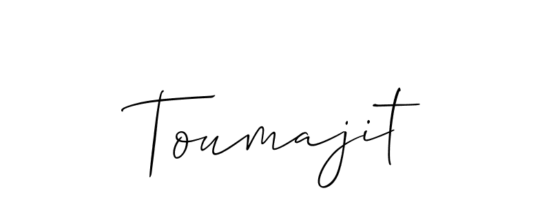 Make a beautiful signature design for name Toumajit. Use this online signature maker to create a handwritten signature for free. Toumajit signature style 2 images and pictures png