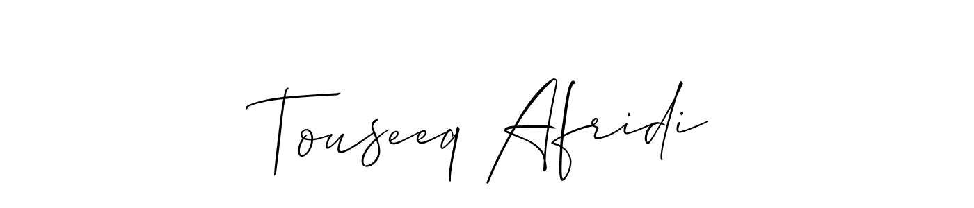 How to Draw Touseeq Afridi signature style? Allison_Script is a latest design signature styles for name Touseeq Afridi. Touseeq Afridi signature style 2 images and pictures png