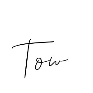 Check out images of Autograph of Tow name. Actor Tow Signature Style. Allison_Script is a professional sign style online. Tow signature style 2 images and pictures png