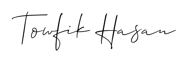 Build your personal autograph collection for name Towfik Hasan with Allison_Script design. Browse, select, and save your favorites. Towfik Hasan signature style 2 images and pictures png