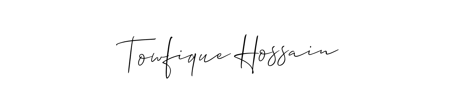 Check out images of Autograph of Towfique Hossain name. Actor Towfique Hossain Signature Style. Allison_Script is a professional sign style online. Towfique Hossain signature style 2 images and pictures png