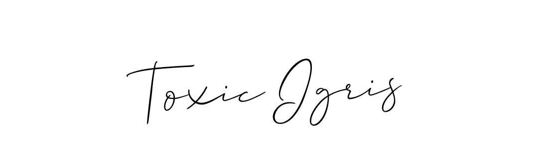 You can use this online signature creator to create a handwritten signature for the name Toxic Igris. This is the best online autograph maker. Toxic Igris signature style 2 images and pictures png