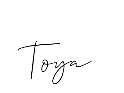 Make a beautiful signature design for name Toya. Use this online signature maker to create a handwritten signature for free. Toya signature style 2 images and pictures png