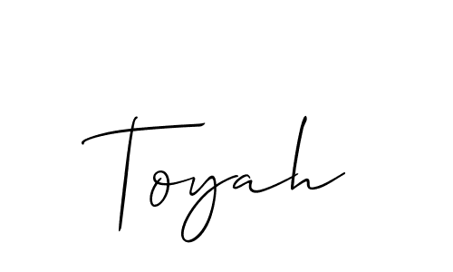 Toyah stylish signature style. Best Handwritten Sign (Allison_Script) for my name. Handwritten Signature Collection Ideas for my name Toyah. Toyah signature style 2 images and pictures png