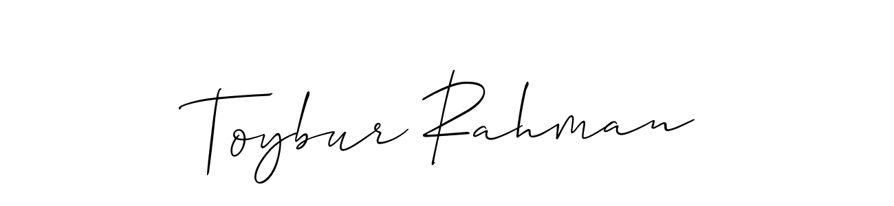 Once you've used our free online signature maker to create your best signature Allison_Script style, it's time to enjoy all of the benefits that Toybur Rahman name signing documents. Toybur Rahman signature style 2 images and pictures png
