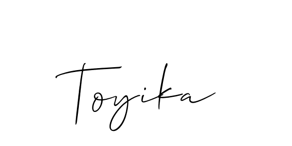 Also You can easily find your signature by using the search form. We will create Toyika name handwritten signature images for you free of cost using Allison_Script sign style. Toyika signature style 2 images and pictures png