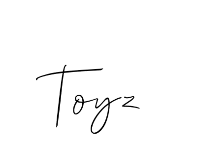 if you are searching for the best signature style for your name Toyz. so please give up your signature search. here we have designed multiple signature styles  using Allison_Script. Toyz signature style 2 images and pictures png