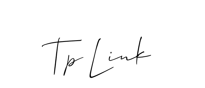 Design your own signature with our free online signature maker. With this signature software, you can create a handwritten (Allison_Script) signature for name Tp Link. Tp Link signature style 2 images and pictures png