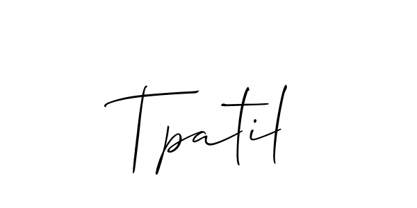 This is the best signature style for the Tpatil name. Also you like these signature font (Allison_Script). Mix name signature. Tpatil signature style 2 images and pictures png