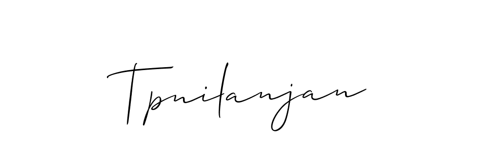 You can use this online signature creator to create a handwritten signature for the name Tpnilanjan. This is the best online autograph maker. Tpnilanjan signature style 2 images and pictures png
