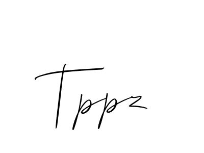 You can use this online signature creator to create a handwritten signature for the name Tppz. This is the best online autograph maker. Tppz signature style 2 images and pictures png