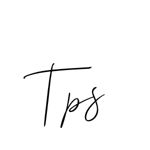 How to make Tps name signature. Use Allison_Script style for creating short signs online. This is the latest handwritten sign. Tps signature style 2 images and pictures png