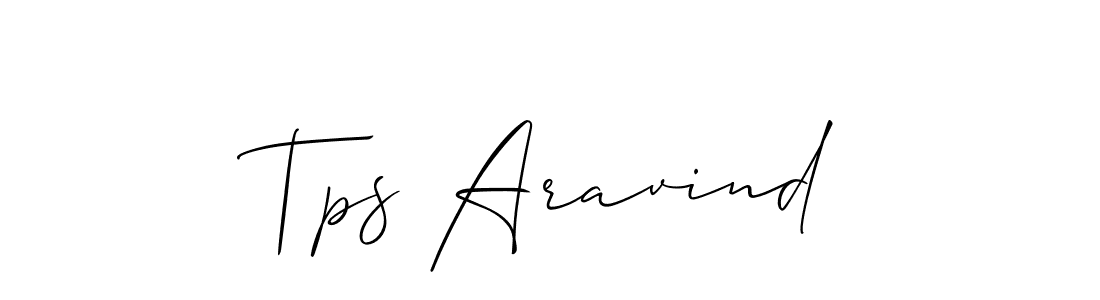 How to Draw Tps Aravind signature style? Allison_Script is a latest design signature styles for name Tps Aravind. Tps Aravind signature style 2 images and pictures png