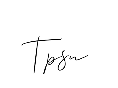 Here are the top 10 professional signature styles for the name Tpsn. These are the best autograph styles you can use for your name. Tpsn signature style 2 images and pictures png