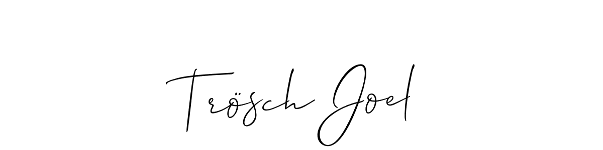 Once you've used our free online signature maker to create your best signature Allison_Script style, it's time to enjoy all of the benefits that Trösch Joel name signing documents. Trösch Joel signature style 2 images and pictures png