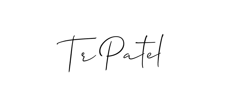 Once you've used our free online signature maker to create your best signature Allison_Script style, it's time to enjoy all of the benefits that Tr Patel name signing documents. Tr Patel signature style 2 images and pictures png