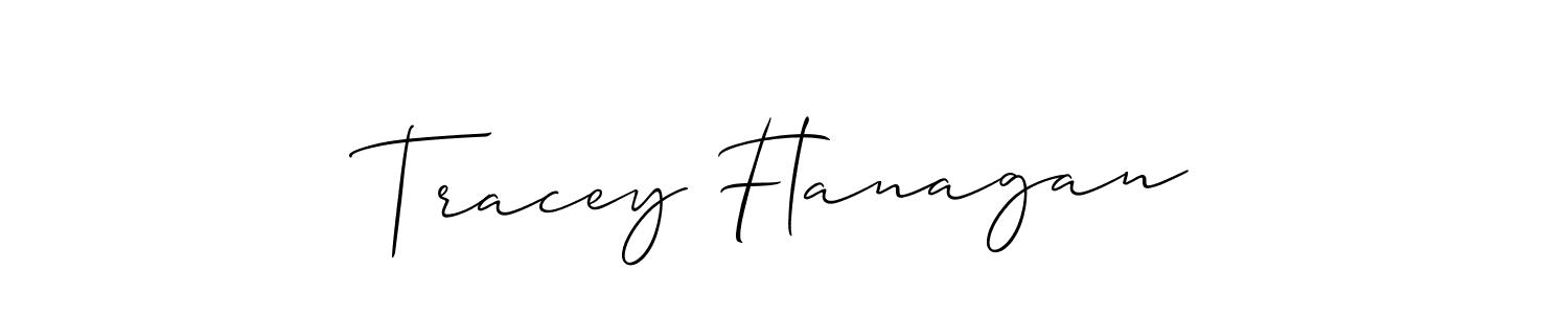 How to make Tracey Flanagan signature? Allison_Script is a professional autograph style. Create handwritten signature for Tracey Flanagan name. Tracey Flanagan signature style 2 images and pictures png