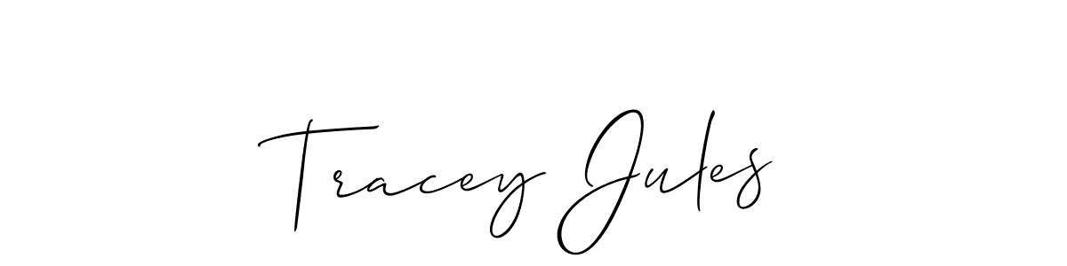 See photos of Tracey Jules official signature by Spectra . Check more albums & portfolios. Read reviews & check more about Allison_Script font. Tracey Jules signature style 2 images and pictures png