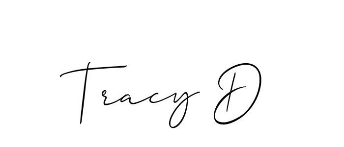 Make a beautiful signature design for name Tracy D. Use this online signature maker to create a handwritten signature for free. Tracy D signature style 2 images and pictures png
