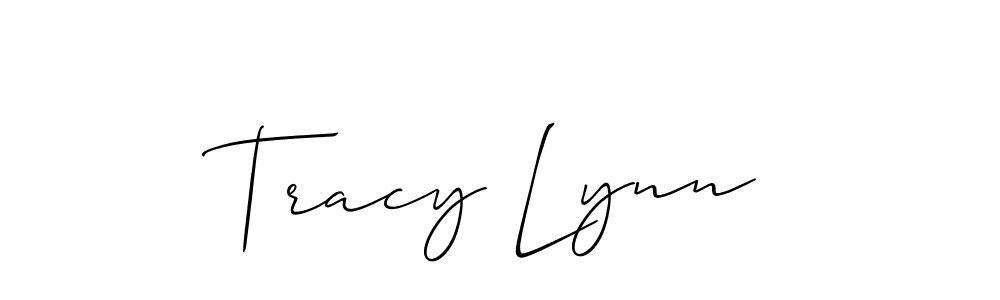 Allison_Script is a professional signature style that is perfect for those who want to add a touch of class to their signature. It is also a great choice for those who want to make their signature more unique. Get Tracy Lynn name to fancy signature for free. Tracy Lynn signature style 2 images and pictures png